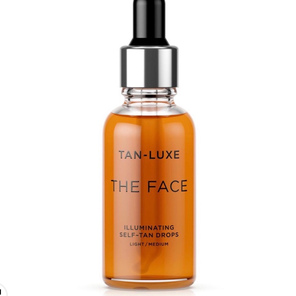 Tan-Luxe The Face Illuminating Self-Tan Drops Light/Medium, NEW NEVER USED
